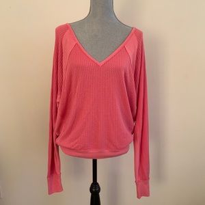 Free People Santa Clara Thermal Top in Prairie Rose